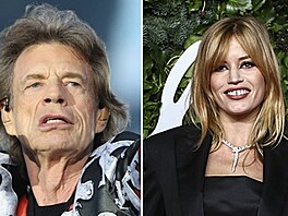 Rocker Mick Jagger a jeho dcera Georgia May Jaggerová, kterou také zaujal svt...