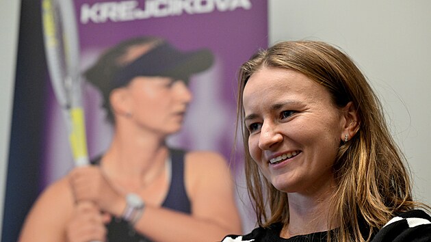 Barbora Krejkov na setkn s novini 2. prosince 2022 prozradila sv plny na pelom roku a zatek nov sezony.