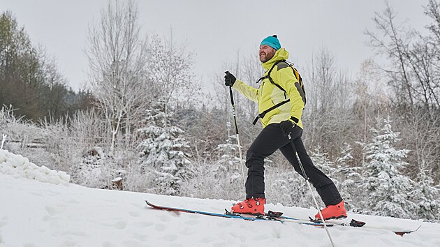 Sjezdovku v Karolince tradin jet ped zahjenm sezony vyzkoueli skialpinist.