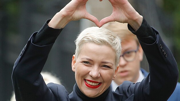 Kl��ov� figura b�lorusk�ho opozi�n�ho hnut� Maryja Kalesnikavov�