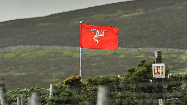 Vlajka ostrova Man (2. ervna 2019)