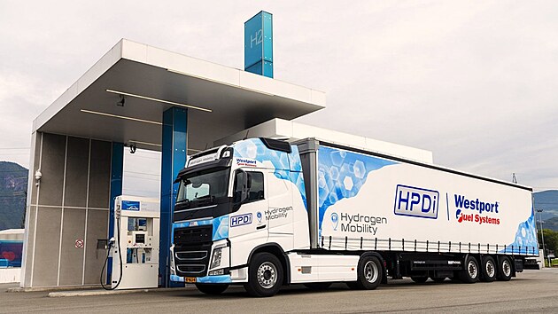 Technologie H2 HPDI od kanadské firmy Westport umožňuje současné vznětové motory nákladních vozidel pohánět vodíkem.