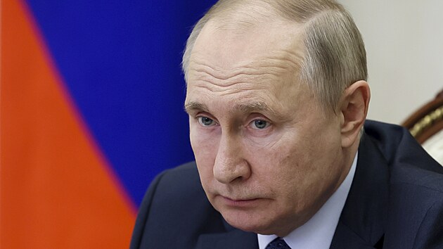 Rusk prezident Vladimir Putin pi jednn rusk rady pro lidsk prva (7. prosince 2022)