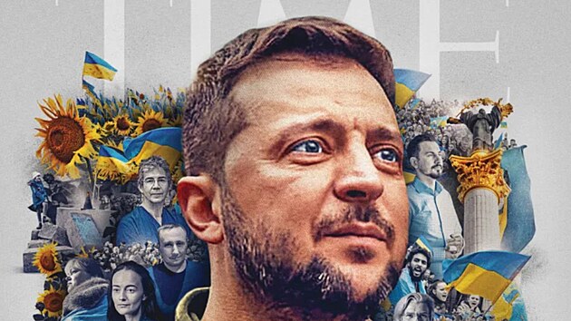 Osobností roku 2022 je podle asopisu Time ukrajinský prezident Volodymyr...