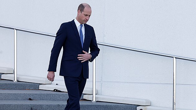 Princ William míří na setkání s americkým prezidentem Joem Bidenem (2. prosince 2022)