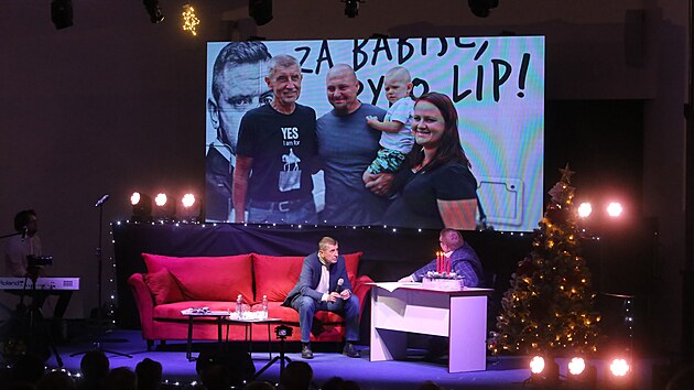 Talk Show Andreje Babie mla v Olomouci svou premiru. (6. prosince 2022)