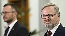 Premiér Petr Fiala a ministr zemědělství Zdeněk Nekula (8. prosince 2022) | na serveru Lidovky.cz | aktuální zprávy