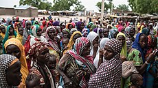 Ženy v uprchlickém táboře na severovýchodě Nigérie (29. července 2017) | na serveru Lidovky.cz | aktuální zprávy