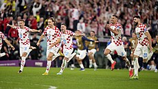 Chorvaté slaví postup do semifinále mistrovství světa.