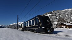 Vyhlídková jízda vlakem Golden Pass expres je psobivá v zim i v lét.