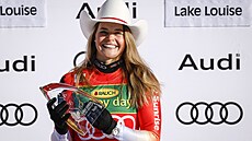 �výcarka Corinne Suterová, vít�zka super-G v Lake Louise