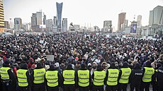 Úřady v Ulánbátaru nařídily rozehnat protivládní demonstraci na ústředním...