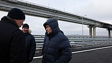 Ruský diktátor Vladimir Putin podle ruských agentur nav�tívil Ker�ský most,...