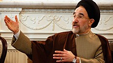 Íránský exprezident Mohammad Chátamí (3. února 2009)