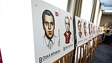 Po�tovní známky s významnými osobnostmi pardubického hokeje vydal klub ke 100....