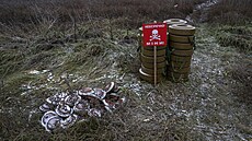 Protitankové miny u vesnice Pravdyne v Cheronské oblasti (6. prosince 2022) | na serveru Lidovky.cz | aktuální zprávy