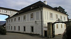Renesanční dům na V. zámeckém nádvoří v Českém Krumlově. 1998