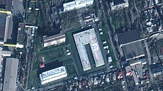 Nové ruská vojenská základna v Mariupolu (30. listopadu 2022)