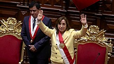 Prozatímní peruánská prezidentka Dina Boluarteová, kterou Kongres vyzval, aby... | na serveru Lidovky.cz | aktuální zprávy