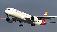 Iberia zaíná do Prahy létat s letounem A350-900