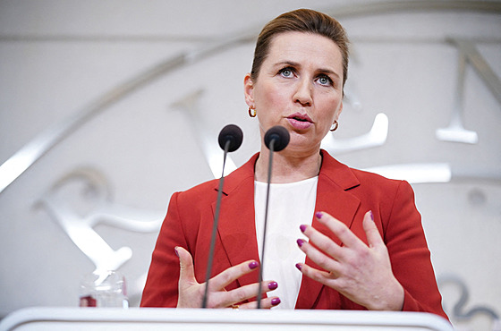 Dánská premiérka Mette Frederiksenová (14. prosince 2022)