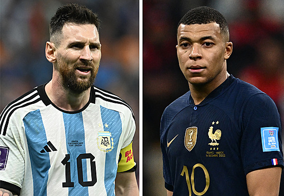 Lionel Messi a Kylian Mbappe