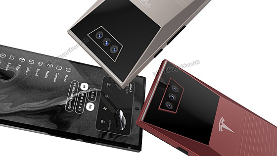 Designový koncept Tesla Cyberphone