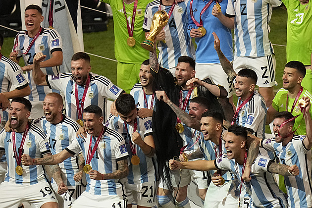 Argentina je po triumfu na MS druhá v žebříčku FIFA, Češi klesli na 38. místo