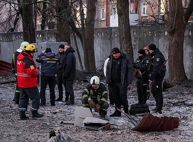 Centrum Kyjeva pod palbou, podle starosty sestřelili třináct dronů