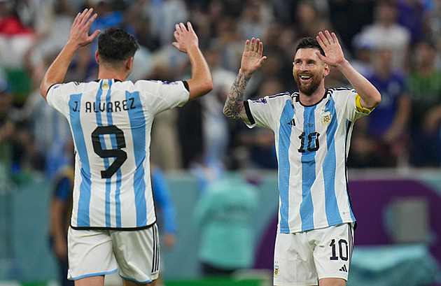 Argentina - Chorvatsko 3:0, penalta a dvě asistence, postup dirigoval Messi