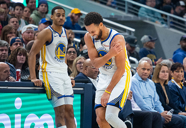 Zraněný Curry bude Golden State chybět v NBA několik týdnů