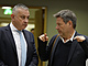 esk ministr prmyslu a obchodu Jozef Skela (vlevo) a nmeck ministr pro...