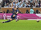 Francouz Kylian Mbappé stílí druhý gól ve finále mistrovství svta proti...