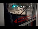 Jízda nejdelím tramvajovým tunelem v esku