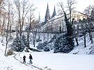 Jelení píkop na Praském hrad je otevený i v zim. (15. 12. 2022)