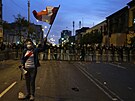 Peruánci v ulicích ádali vypsání prezidentských voleb. (11. prosince 2022)