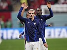 Francouztí fotbalisté ped semifinálovým utkáním s Marokem na mistrovství...