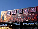 Losangeleský billboard odpoítávající as do premiéry Nolanova snímku...