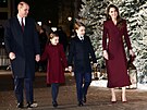 Princ William, princezna Charlotte, princ George a princezna Kate (Londýn, 15....