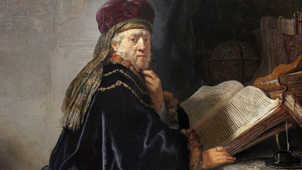 Rembrandt Harmensz van Rijn, Uenec v pracovn, 1634 (Z výstavy Rembrandt:...