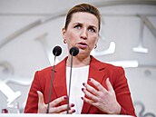 Dánská premiérka Mette Frederiksenová (14. prosince 2022)