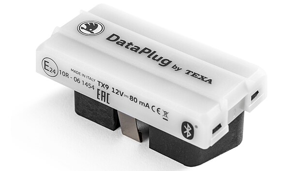 Škoda DataPlug, malá krabička, kterou připojíte do konektoru diagnostického...