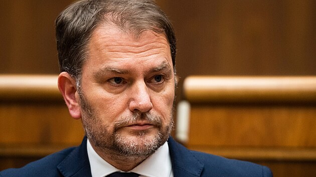 Slovenský ministr financí a šéf hnutí OLaNO Igor Matovič (15. prosince 2022)