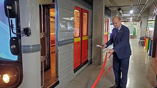editel Krlovstv eleznic Matj Horn otevr simultor vozu praskho metra