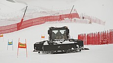 Kvli husté mlze museli italtí poadatelé odvolat superobí slalom mu na...