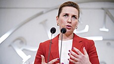 Dánská premiérka Mette Frederiksenová (14. prosince 2022)