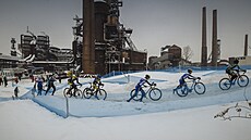 Cyklokrosový Evropský pohár v Ostravě.