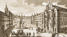 Pra�ský chrám sv. Mikulá�e, kde se 14. prosince 1791 uskute�nila zádu�ní m�e za...