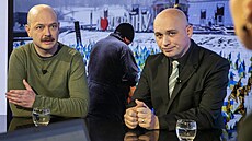 Hostem poadu Rozstel jsou reportér MF DNES Tomá Lánský (vpravo) a fotograf...