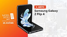Mobil roku 2022, absolutní po�adí 3. místo: Samsung Z Flip 4
